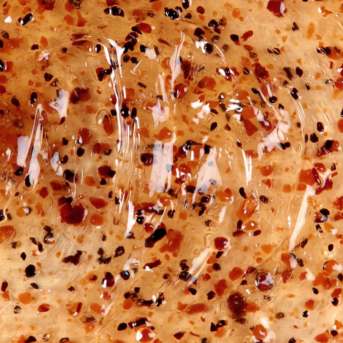 Face and lips honey & hazelnut scrub, offering gentle exfoliation with a transforming texture.