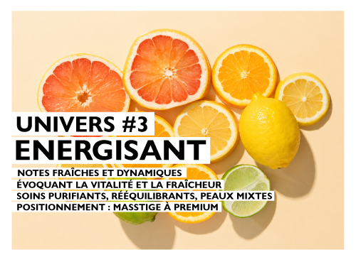 Fabrication à façon en marque blanche et sur-mesure de gommages pour les marques cosmétiques. Plus de 23 ans d'expérience dans la formulation et la fabrication de gommages pour les marques. Focus sur les gommages construit sur un univers sensoriel énergisant à base d'agrumes, gingembre des notes fraiches et dynamique évoquant la vitalité et la fraicheur