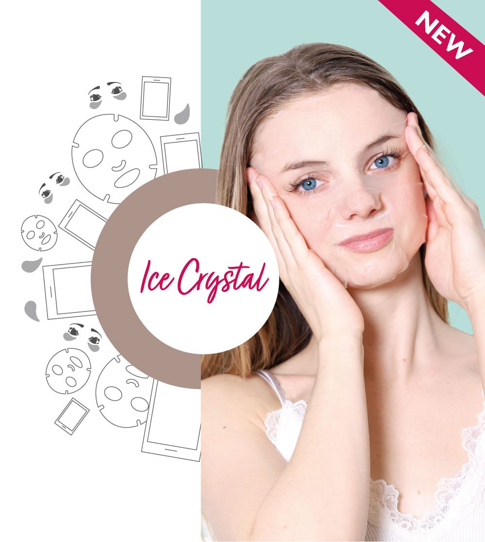 Lessonia sheet mask Ice crystal effet fraicheur