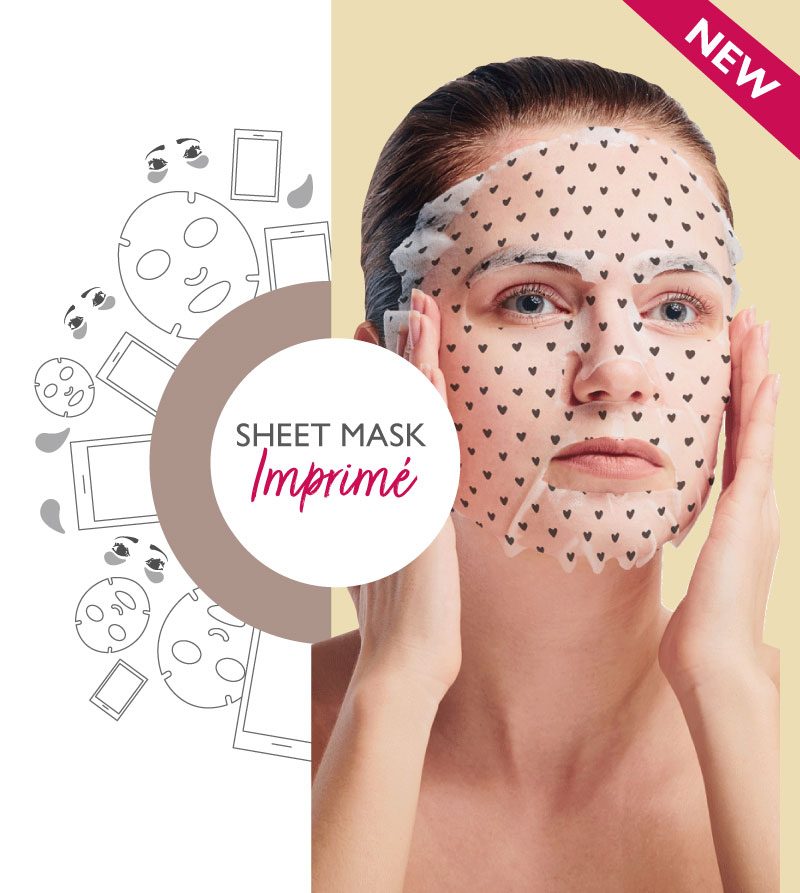 Lessonia sheet mask impression décors support