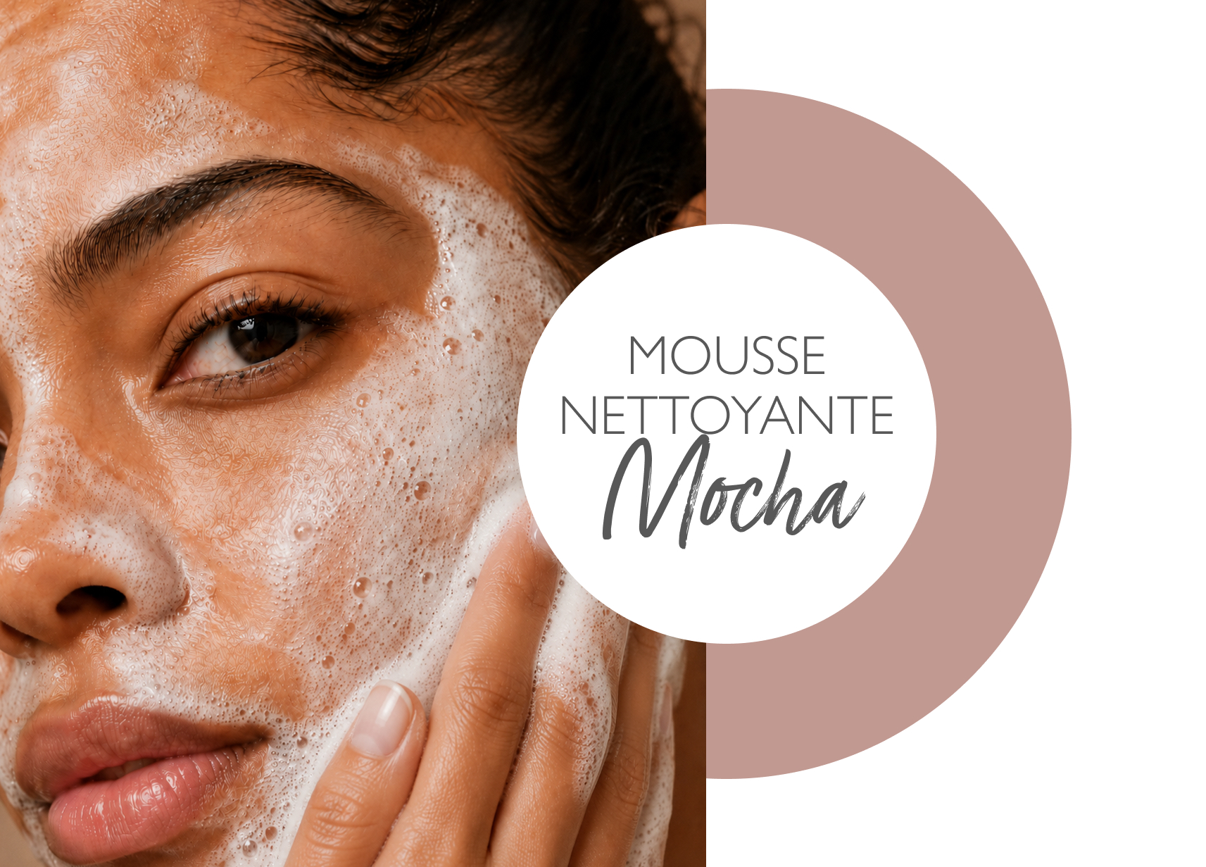 gommage cheveux FR Mousse Nettoyante Visage Mocha formulée avec SAPONIN+ – Lessonia